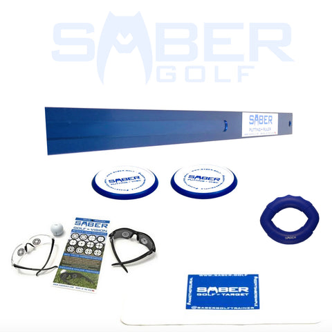 1 Amazing Saber Golf Putting Training Aid Performance Pack - Bundle and Save